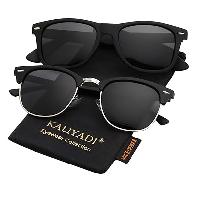 Semi-Rimless Polarized Sun Glasses for Men and Women South Korea