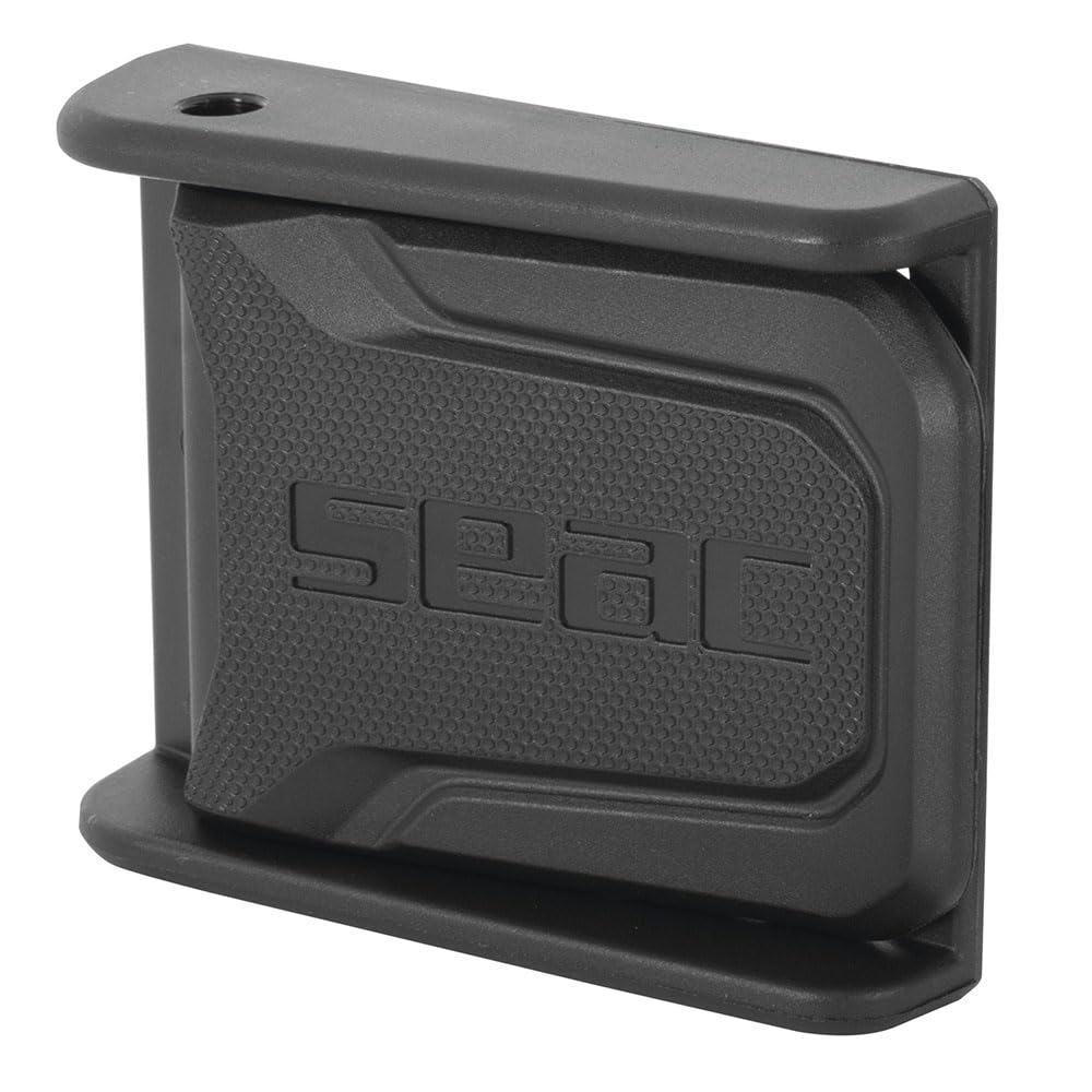 SEAC Diving Belt Buckle, Replacement Nylon Buckle for Unisex Adult Diving Fabric Belt, Black, One Size