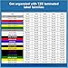 Replace Tze 231 Tape 12mm 0.47 Inch Laminated Black on White TZe-231 TZ-231 Compatible with P Touch Label Maker PTD210 PTH100 PTH110 PTD400 PTP700, 26.2 Feet, 2 Pack