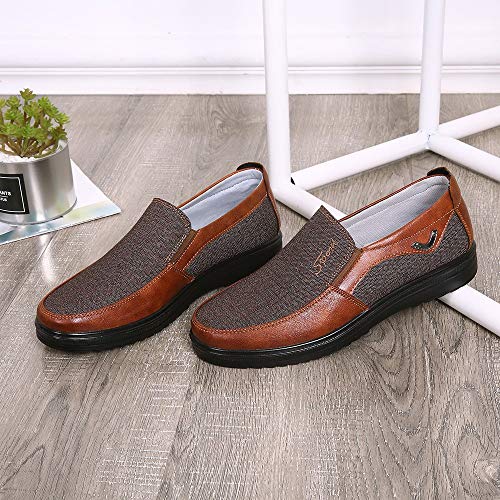 Caopixx Shoes for Men’s Loafers Lightweight Driving Shoes Soft Penny Casual Snow Shoes