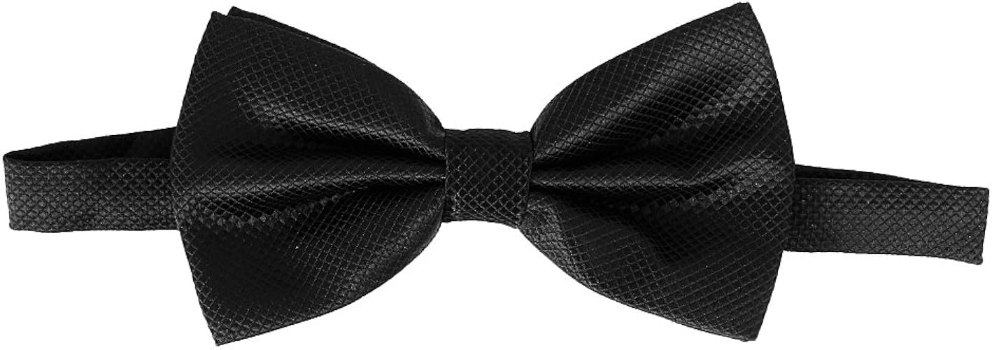Amazon Co Jp Kozeey調整可能な 隠しタキシード 蝶ネクタイ 二重層 パーティ ネクタイ 黒 ジュエリー