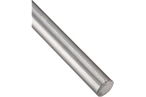 ONLINE METALS OnlineMetals 416 Stainless Steel Round Bar, Unpolished (Mill) Finish, Annealed, ASTM A582, 0.5" Diameter, 36" Length