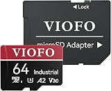 VIOFO 64GB Industrial microSD Card U3 A2 V30 4K Video Recording w/ Adapter view 7