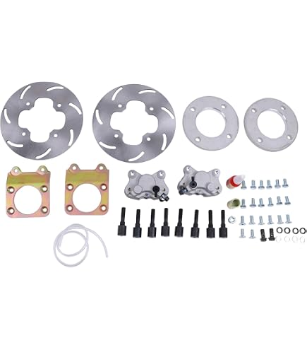 The Right Stuff Frontbremsleitungs-Set FKT6703 - 4-teilig, CNC-gebogen | Hochwertiger Ersatz Für Originale Bremsleitungen