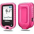 MEDMAX Silicone Case for Freestyle Libre 3 2 / Libre Reader, Lightweight Shockproof Anti Slip Protective Cover Soft Gel Skin with Raised Bezel (Magenta)