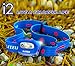 BLITZU Hands-Free Headlamp, Blue, 165 Lumen, Adjustable Light Modes, Battery Powered, Waterproof, Impact Resistant