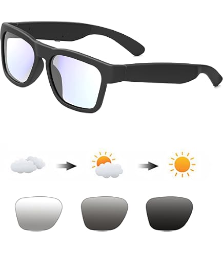 Lunettes Intelligentes YUEHISY Avec Traduction IA - 26 Langues En Temps Réel, ChatGPT Intégré, Caméra 5MP, Batterie 230mAh - Pour Voyage, Affaires - 9