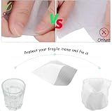 GIAK Foam Packing Sheets 100 Pack White 13" x 13" Recyclable Polyethylene view 4