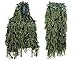 North Mountain Gear Hybrid Ghillie Suit for Men - Lightweight Hunting Camouflage - Woodland Green - Airsoft Sniper Clothing