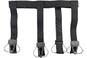 kowaku Hockey Garter Supporter Jock Strap Sock Garter Belt Hockey Equipment Breathable Hockey Padded Suspenders for Gym Grapp