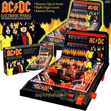 Ac Dc Tabletop Pinball Machine Game By Icup Inc Amazon Co Uk Toys Games
