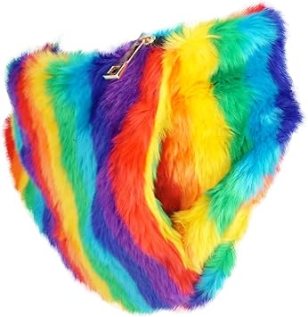 oversized fur fanny pack