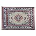 Dollhouse Furniture Miniature Woven Rug Carpet Multi- Colored