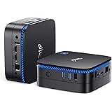 KAMRUI AK1 Plus Mini PC, Intel 12th Gen N95(up to 3.4GHz) Mini Desktop Computers, 8GB RAM/256GB M.2 SSD Micro Computer Tower 