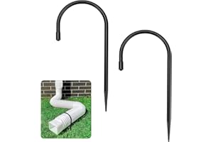 BLSGBUIDING Rain Gutter Downspout Extension Fixing Pin - Holds Tight in Heavy Rain & Wind|Directs Water Away from Foundation|