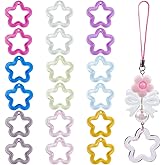 SOFPLATE 100Pcs Acrylic Hollow Star Charms Acrylic Hollow Beads 30mm Large Transparent Loose Bulk Star Shaped Dangle Charms for Jewelry Making Bracelet Earrings Necklaces Hang Ornament DIY Crafts