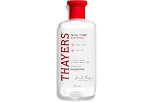 Thayers Alcohol-Free Rose Petal Witch Hazel Facial Toner for Glowing Skin, Soothing, Hydrating, Refreshing Toner for Normal a