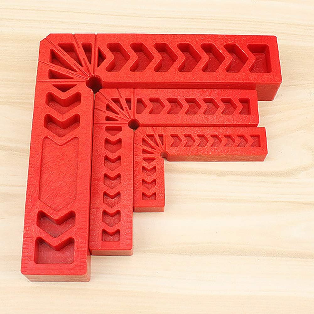 POFET 4pcs 90 Degree Positioning Clamp L Type Right Angle Clamps Woodworking Tool Auxiliary Locator Plastic Square Ruler Angle Holder for Carpenters DIY Enthusiasts(6inch) - Image 3