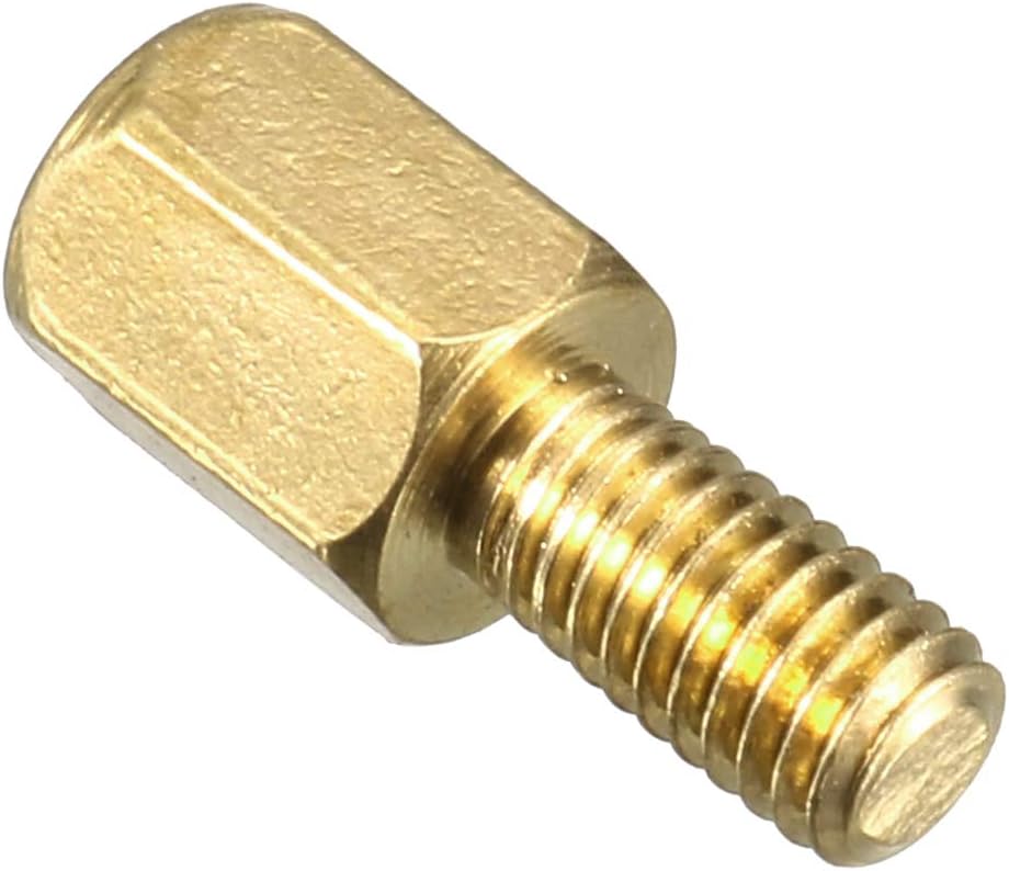 Sourcingmap M3x6mm+M3x6mm Male-Female Brass Hex PCB Motherboard Spacer Standoff for FPV Drone Quadcopter Computer & Circuit Board 50pcs - Image 4
