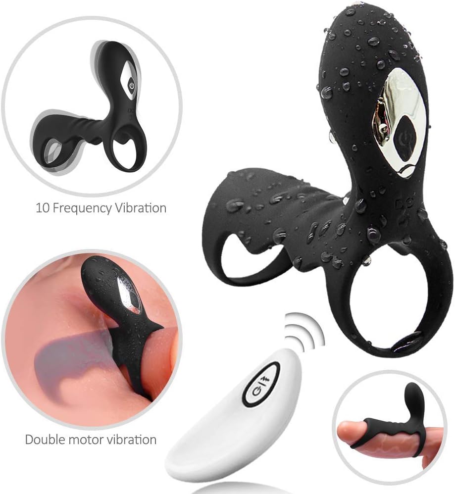 Cook Ring Vibrantor Wireless Remote Control,Couples Toys for Pleasure Pennis Rings with Multi Vibration Modes,Adult Products Silicone Stimulator for Body Massge and Relaxation,Smart Plug