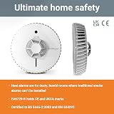 Fireangel FA6720-R Heat Alarm Kitchen 10 Year Battery BS 5446-2 Certified White view 3