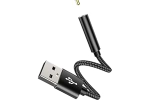 3.5mm Female to USB Male Audio Adapter AUX Headphone Jack Converter DAC Auxiliary Headset Cable Connector Digital Stereo Micr