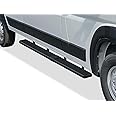 APS Running Boards 5in Black Compatible with Ram ProMaster 2014-2025 Full Size Van 136 inches 159 inches Wheelbase 3-Door (Nerf Bars Side Steps Side Bars)