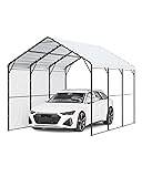 VEVOR Heavy Duty Metal Carport, 10' x 15' Outdoor