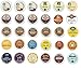 30 Pack - Variety Flavored Coffee Sampler K-Cup for Keurig K Cup Brewers and 2.0 brewers - From Top Brand Names Green Mountain, Folgers, Van Houtte, Gloria Jean's, Timothy's and Starbucks