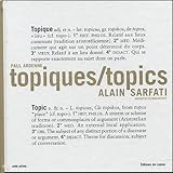 TOPIQUES/TOPICS by