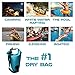 Roll Top Dry Bag - Waterproof Bag for Kayaking, Swimming, Boating, Camping, and the Beach - Air Tight (Blue, 10 Liter)