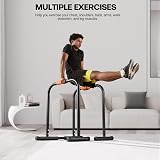 Panana Adjustable Dip Bars Heavy Duty 200kg Capacity Parallettes Home Gym view 9