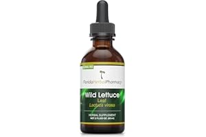 Florida Herbal Pharmacy, Alcohol Free Wild Lettuce (Lactuca Virosa) Tincture/Extract 2 oz