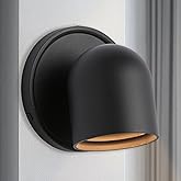 Small Dome Wall Sconce-Black, Swedish Design, Integrated Modern, Functional, Bath Sconces, Bathroom Sconce, Bathroom Wall Lig