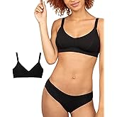 Subset Triangle Soft Bra – Organic Cotton, Wireless, Breathable, Supportive, Regular & Extra Cup Room, Elevated Essentials