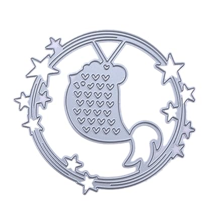 Rrimin Pendant DIY Metal Embroidery Craft Stencil Cutting Die (No.5)