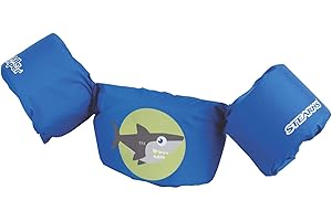 STEARNS Original Puddle Jumper Kids Life Jacket, Comfortable Life Vest for Kids Weighing 30-50lbs, USCG Approved Type III Life Vest for Pool, Beach, Boats, & More