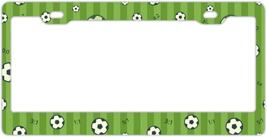 Amazon Yex 抽象画フットボール用 グラスのナンバープレートフレーム カータグフレーム 自動車用ナンバープレートホルダー 12インチ X 6インチ ナンバーカバー ホルダー 車 バイク