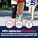Best Strength Knee Compression Sleeve - Strength Sleeves Brand Knee Support Guaranteed Best Recovery Brace for Knees Wrap for Leg Pain, Patella Knee, Arthritis, Running, Weightlifting, Workout