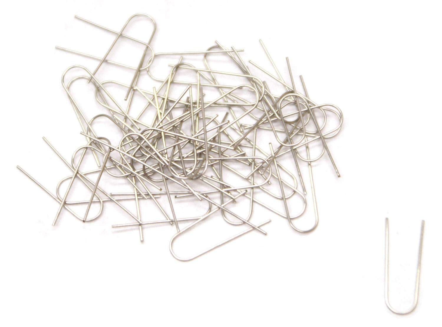 Creative HobbiesÃ‚® Fusible High Temperature Nichrome Wire Jump Rings, Ornament Hanger U Hooks- 50 Piece Pack by Creative Hobbies