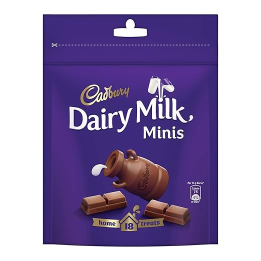 Cadbury Dairy Milk Chocolate Home Treats, 126g - Pack of 4
