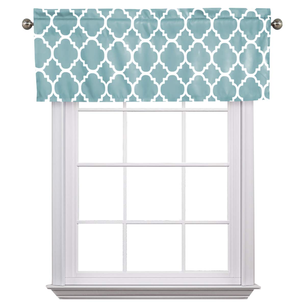 Best Teal Kitchen Curtains And Valances Set Home Appliances