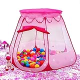 Children's six-sided tent Princess Play Ball Pit Outdoor Indoor Game Play Toys House, Ocean Ball Not Included