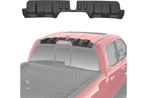 Titibett Truck Roof Spoiler Compatible with 2016-2023 Toyota Tacoma Rear Roof Protector Wing Fits for Tacoma Accessories Roof Mat Third Brake Light