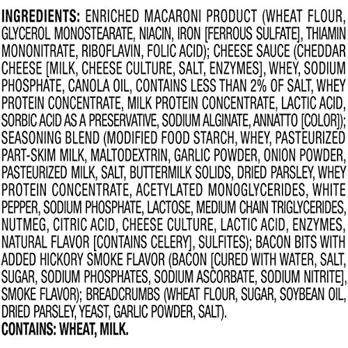 DEVOUR Creamy Alfredo Mac & Cheese with Bacon, 4.1 oz Bowl