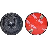 Colgador universal de micrófono de radio Ham CB, soporte de micrófono redondo con parte trasera adhesiva para Motorola HLN907