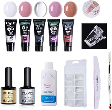 Poly Gel Nail Art Kitpoly Gel Uv3 Color Non Toxique1