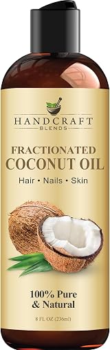 Handcraft Blends Fractionated Coconut Oil 236 ml Carrier Oil view 1