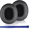 Adhiper Crusher Evo Replacement Ear Pads - Compatible with Skullcandy Crusher Wireless/ANC/Evo/360 & Hesh ANC/Evo/3 & Venue ANC Headphones (Black)