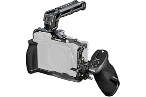 SmallRig ZR Camera Cage Kit for Nikon ZR, Full Cage with Rotatable NATO Rail Side Handle, Top Handle for ARRI and Cable Clamp